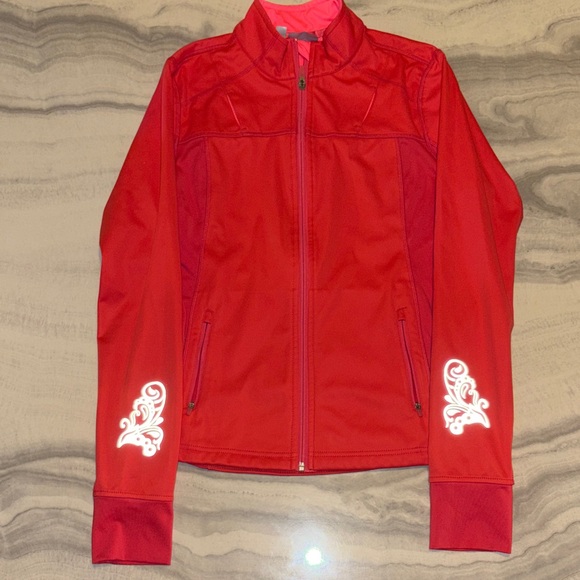 Athleta Raspberry REFLECTIVE Running Jacket - Picture 2 of 6